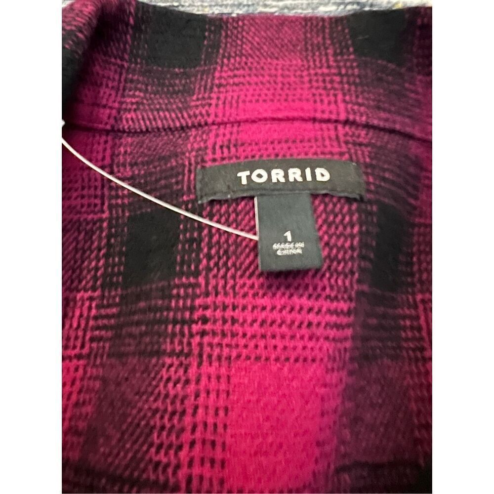 Torrid Cotton Midi Shacket Size 1 Fit Xl Or 1x - image 7